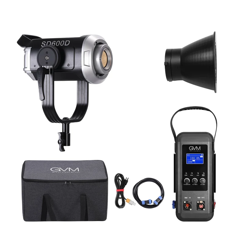 GVM SD600D-II 600W Bi-Color LED Video Light 3 kits