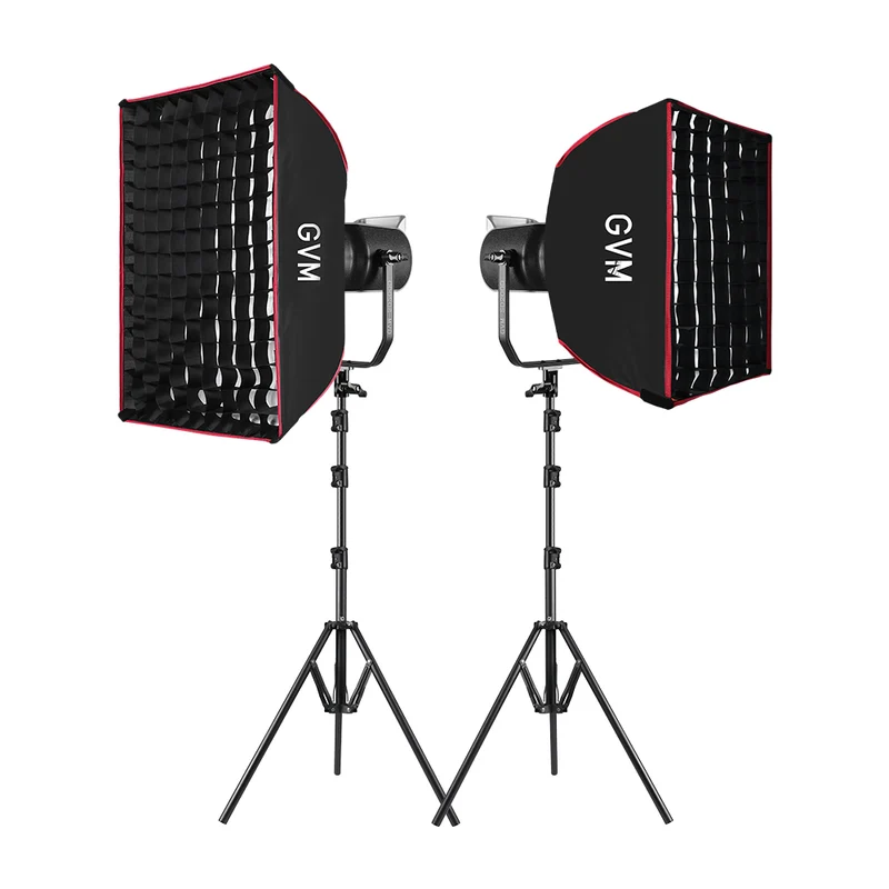 GVM SD200D 200W Bi-Color LED Video Light(2-Light KIT)