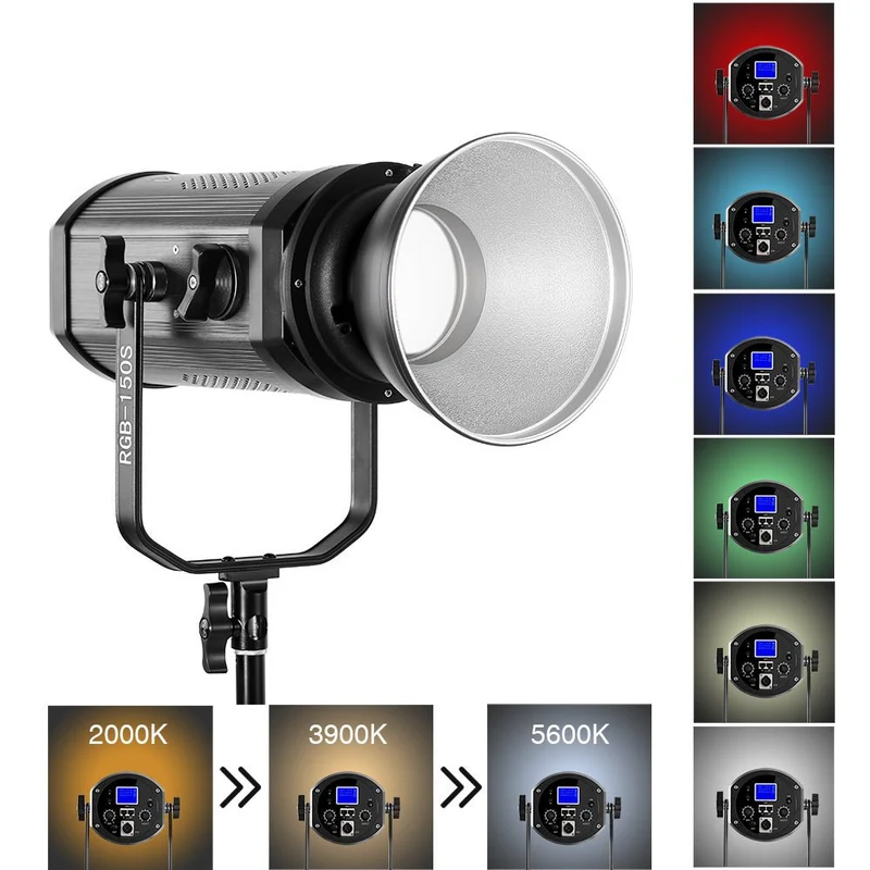 GVM 150s 150W High Power LED RGB & Bi-Color Spotlight
