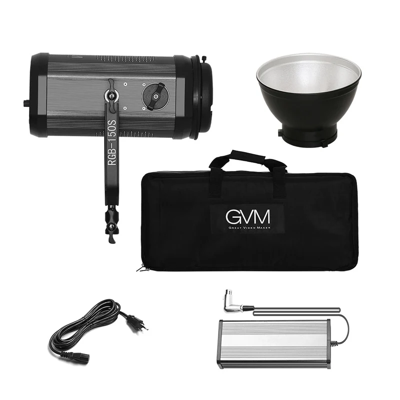 GVM 150s 150W High Power LED RGB & Bi-Color Spotlight