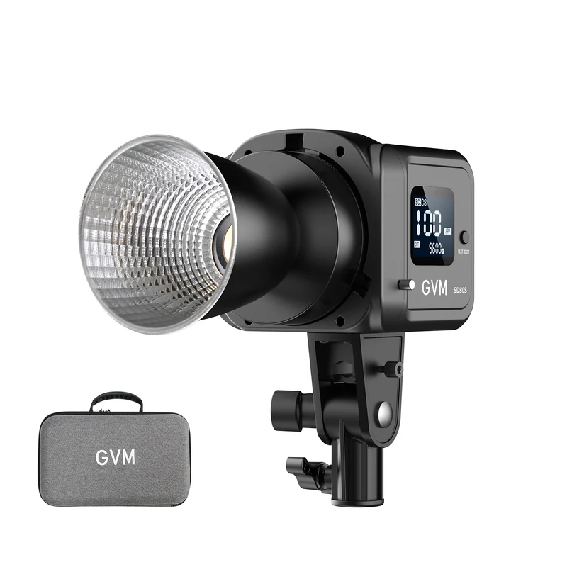 GVM SD80S 80w Spotlight Daylight Can use Battery(Buy 1 Get 1 Free)