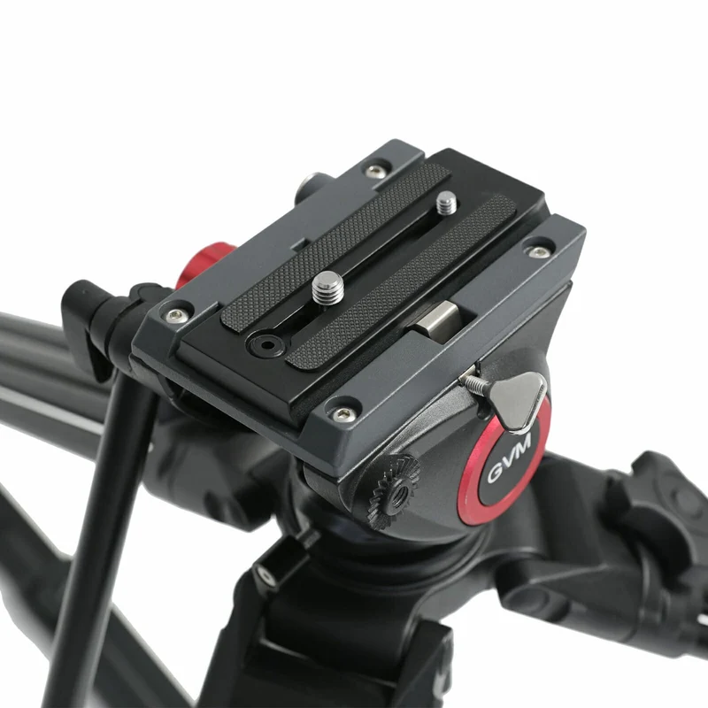 GVM 7017D Aluminum Video Tripod with Fluid Head System