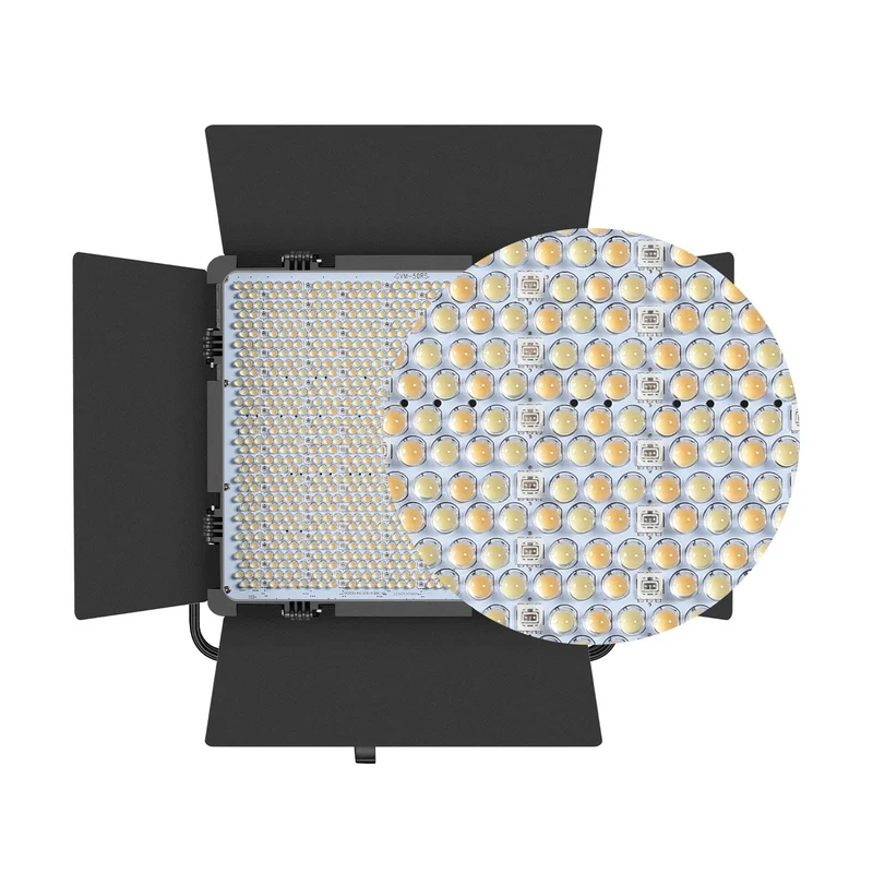GVM 50RS RGB LED Light Panel Video Lighting Kit(2-Light-kit)