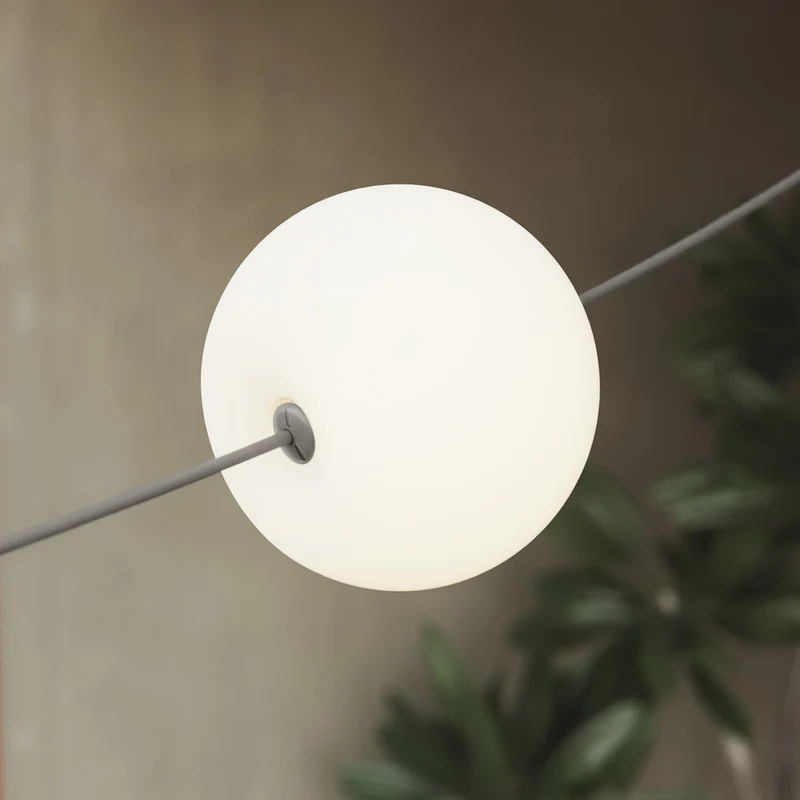 Guirlande lumineuse 12 points lumière pour extérieur IP67 Gris - Marina12 Cherry
