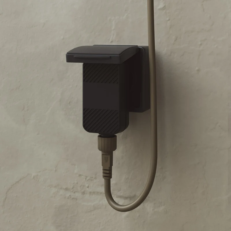 Guirlande lumineuse 12 points lumineux d’extérieur IP67 Vert Olive - Marina12 Cherry
