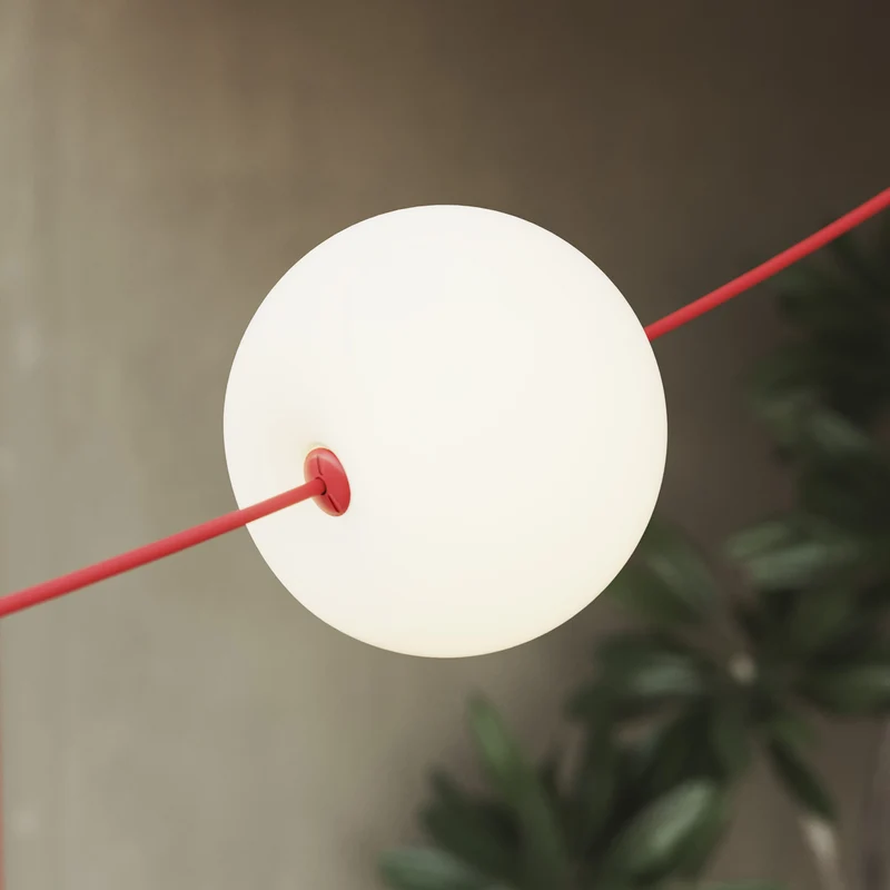 Guirlande lumineuse 12 points lumineux pour extérieur IP67 Rouge Étoile de Mer - Marina12 Cherry