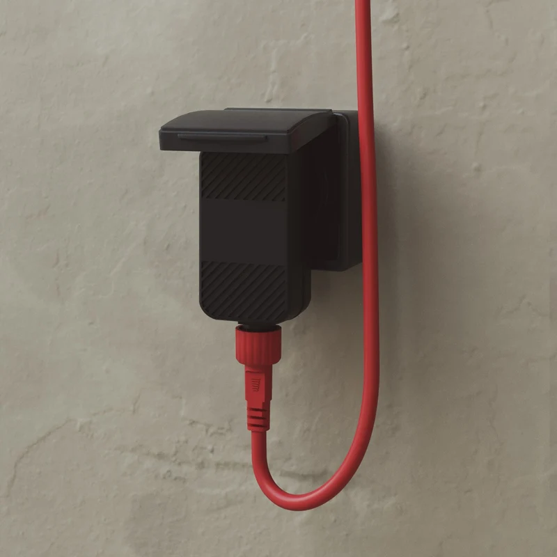 Guirlande lumineuse 12 points lumineux pour extérieur IP67 Rouge Étoile de Mer - Marina12 Cherry