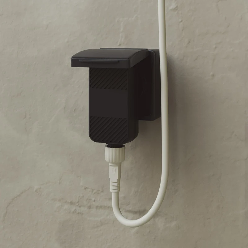 Guirlande lumineuse 12 points lumineux d’extérieur IP67 Blanc Sable - Marina12 Cherry