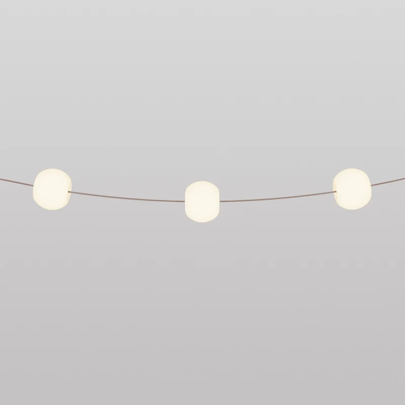 Guirlande lumineuse 3 points lumineux d’extérieur IP67 Desert Brown - Marina3 Cherry