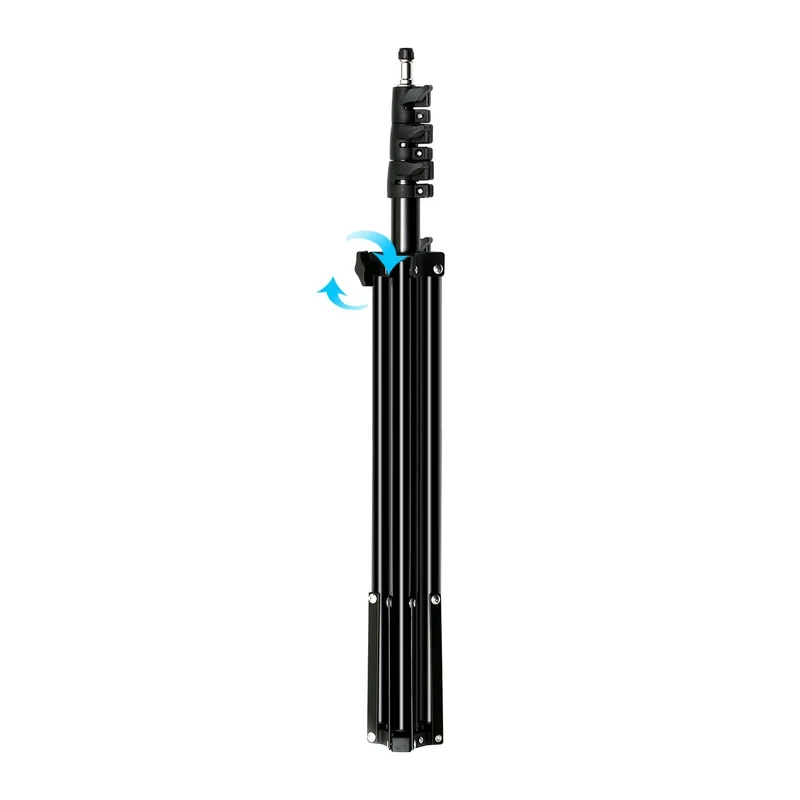 GVM-DJ-180D Light Stand for panel light Series LED Lights (Black, 79")