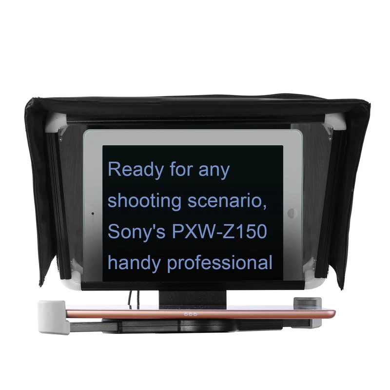 GVM TQ-M Teleprompter for iPad Tablet & Smartphone with Bluetooth APP Control