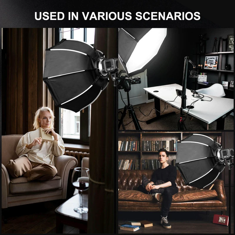 GVM Softbox For P80s G100w Series Led Lights