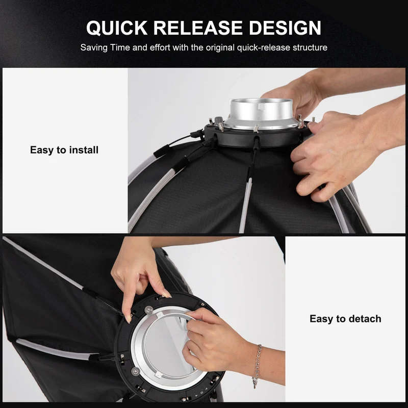 GVM Softbox For P80s G100w Series Led Lights