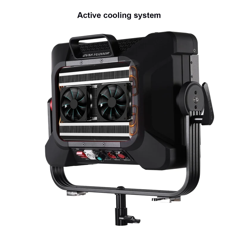 GVM YU200R Led Video Lights Panel Rgb And Bi-Color Studio Light