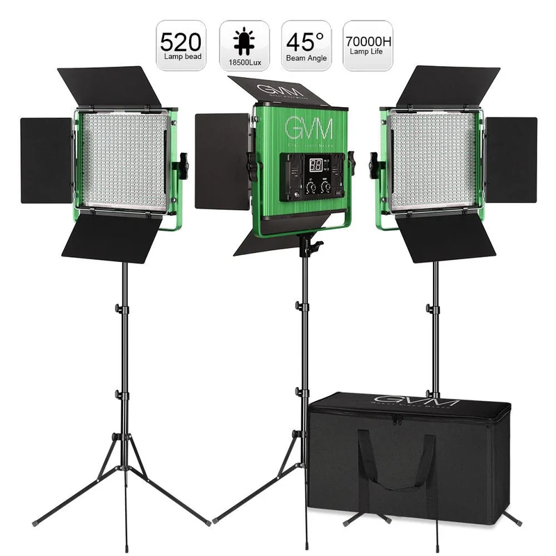 GVM-520S 30W High Beam High Brightness Bi-Color LED VIdeo Soft Light