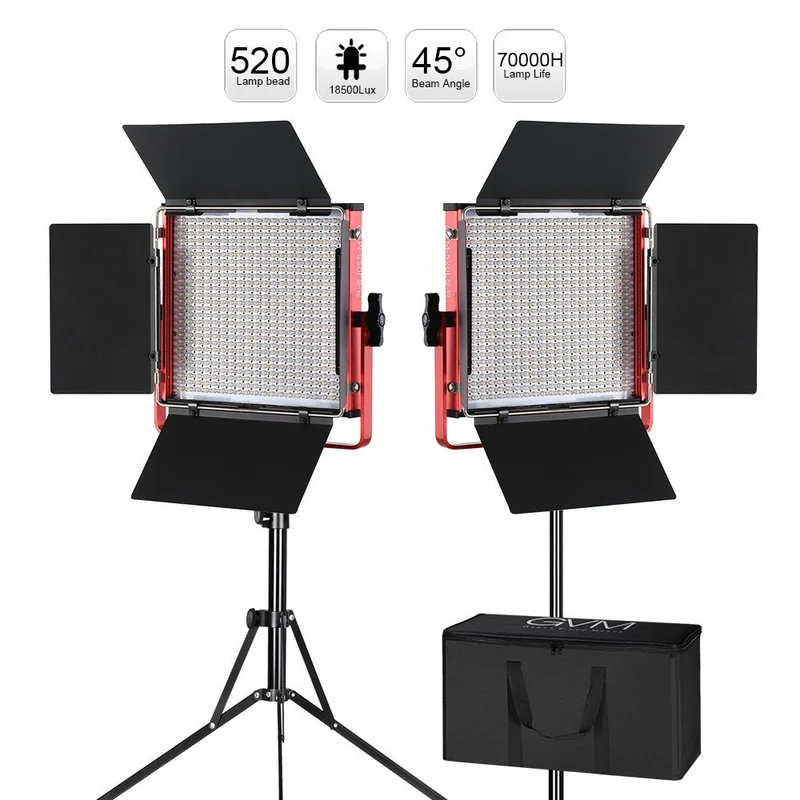 GVM-520S 30W High Beam High Brightness Bi-Color LED VIdeo Soft Light