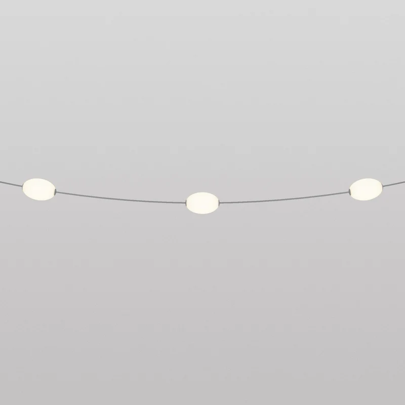 Guirlande lumineuse 3 points lumière pour extérieur IP67 Gris - Marina3