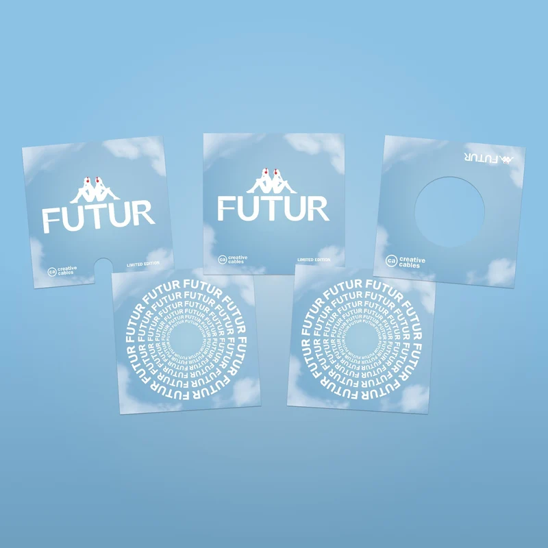 Lampe de table Cubetto "Futur" avec Ampoule globe effet porcelaine - Futur festival