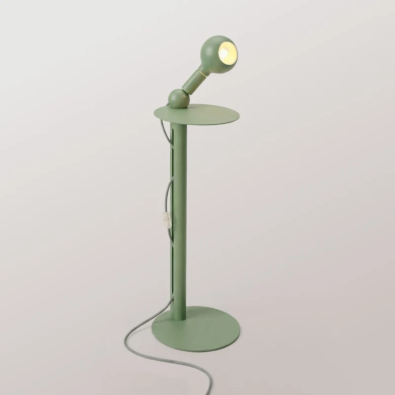 Rocco - Lampadaire avec Ampoule Camo - Vert