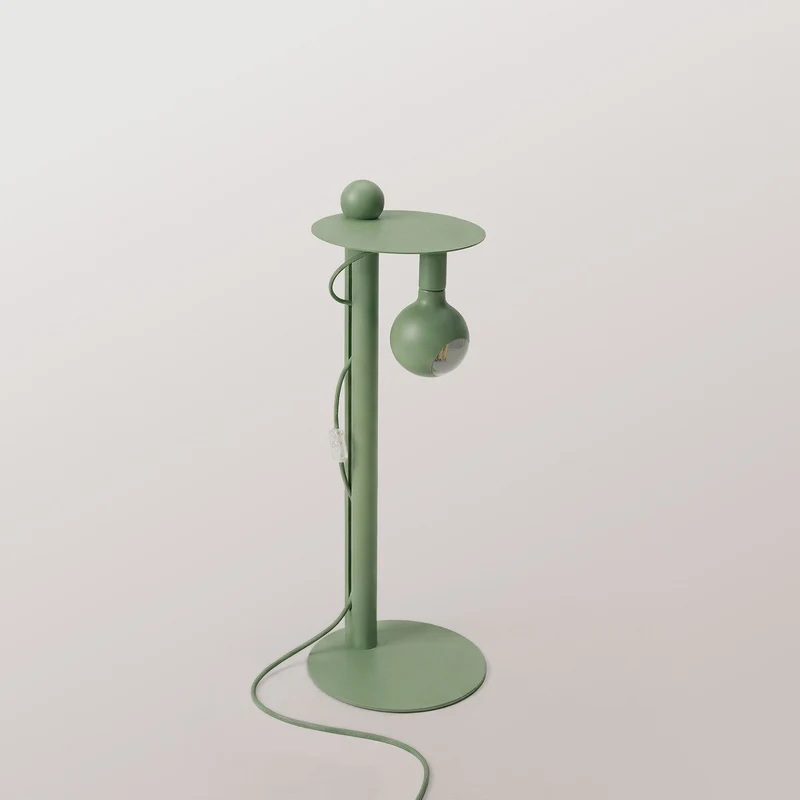 Rocco - Lampadaire avec Ampoule Camo - Vert
