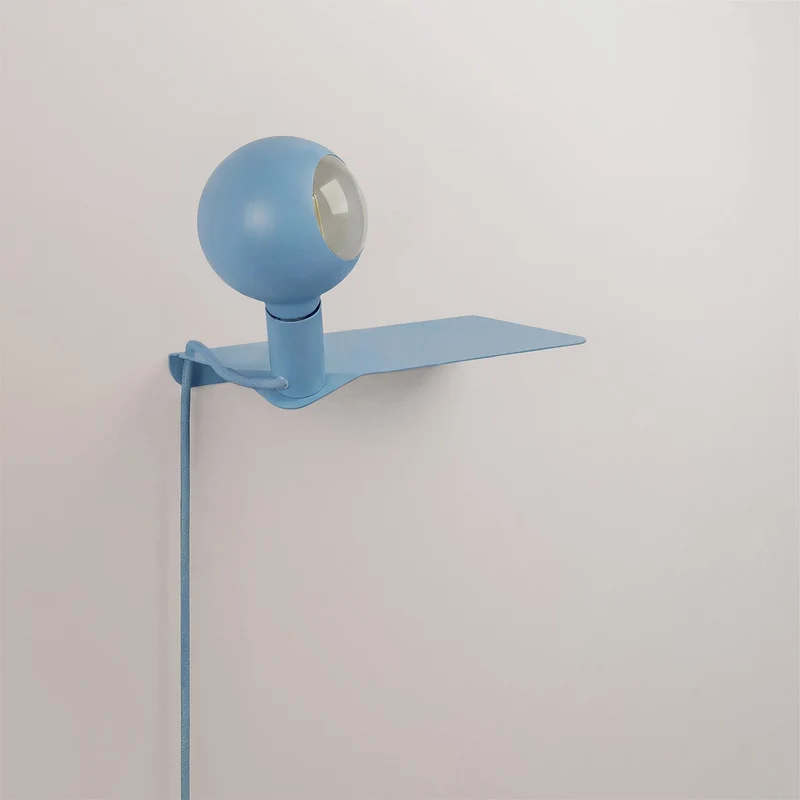 Combo Camo - Lampe avec étagère - Bleu