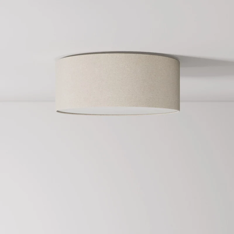 Plafonnier en tissu Small - Fabriqué en Italie - Laine Sable