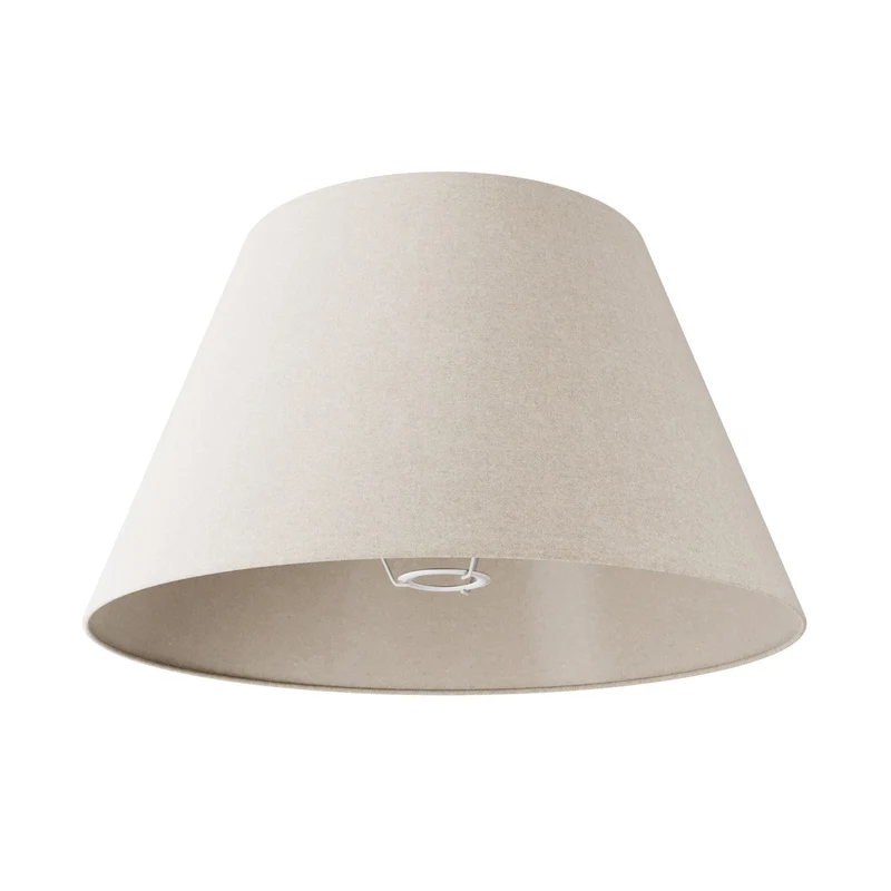 Abat-jour Impero L pour lampe de table ou applique avec douille E27 - Fabriqué en Italie - Laine Sable