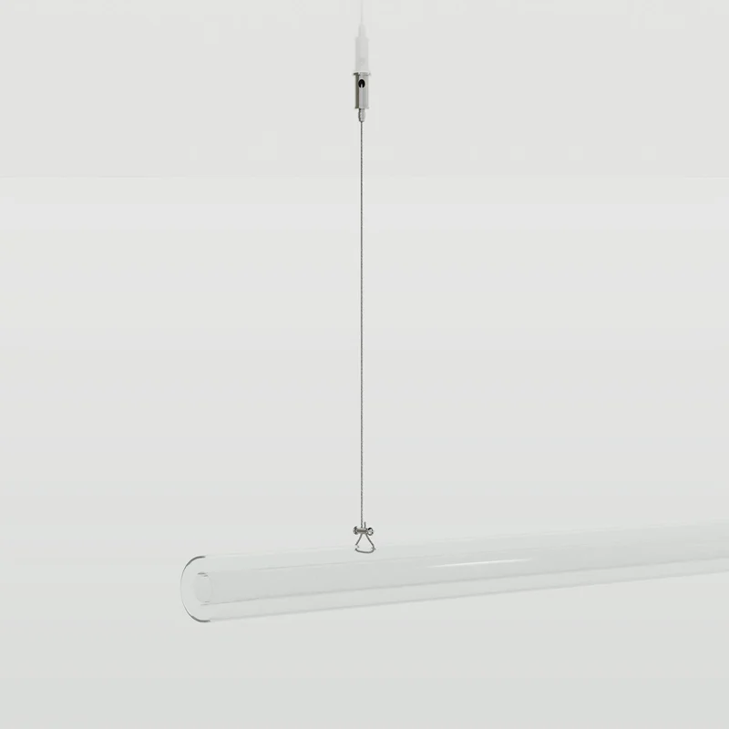 Kit de suspension indépendante : tendeur au plafond, câble en acier 3 m et bloc câbles