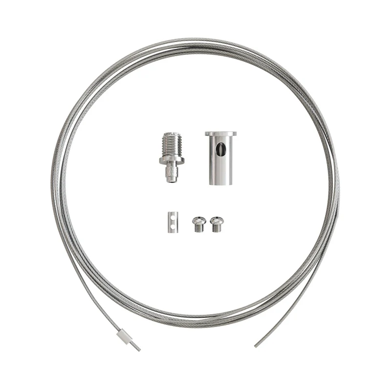 Kit de suspension indépendante : tendeur au plafond, câble en acier 3 m et bloc câbles