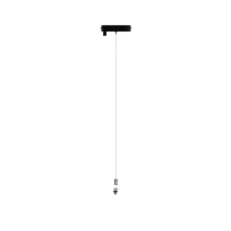 Kit Pavillon Ø 120 mm avec suspension en acier et équilibreur millimétrique - Noir Mat