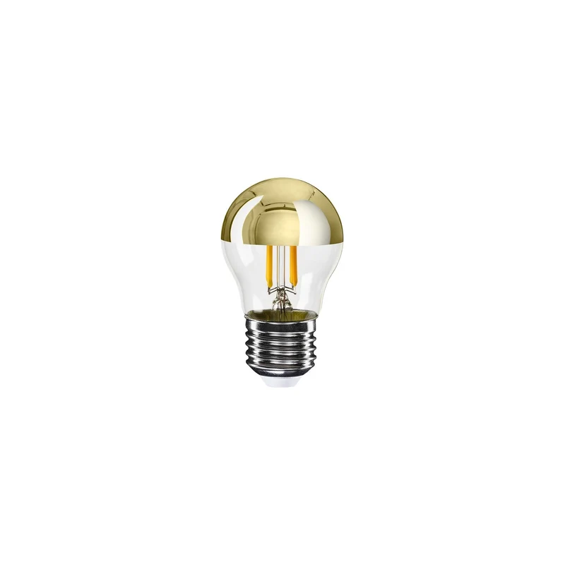 Ampoule LED Demi-sphère Or Mini Globe G45 4,8W 380Lm E27 2700K Dimmable - A13