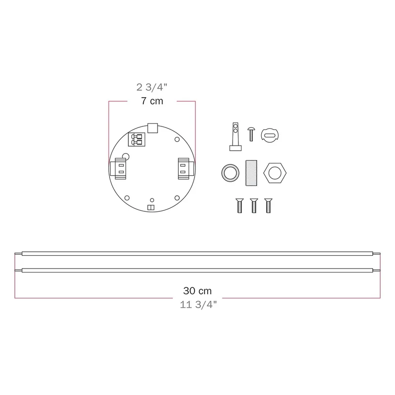 Kit électronique pour lampes à batterie 5V USB C sans douille