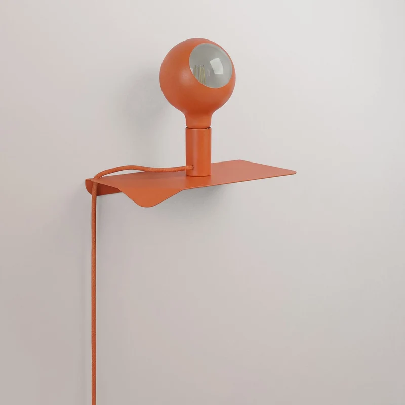 Combo Camo - Lampe avec étagère - Orange