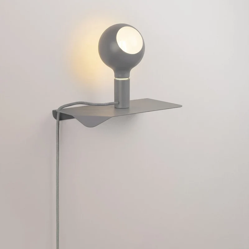 Combo Camo - Lampe avec étagère - Gris