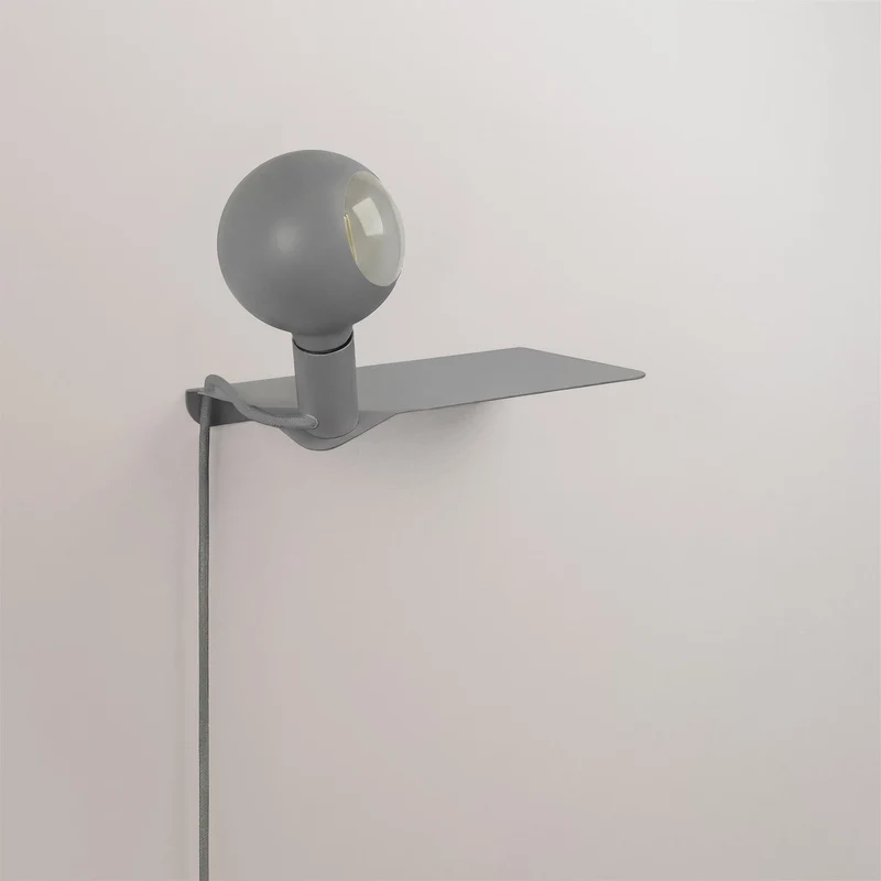 Combo Camo - Lampe avec étagère - Gris