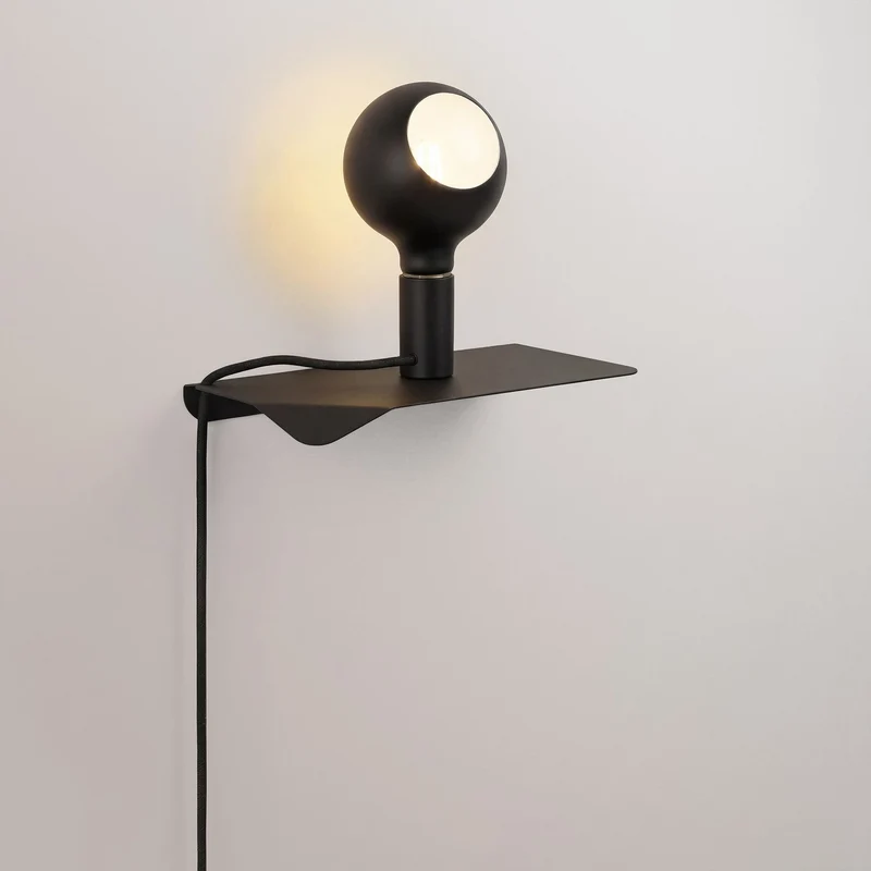 Combo Camo - Lampe avec étagère - Noir