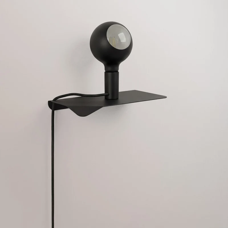 Combo Camo - Lampe avec étagère - Noir
