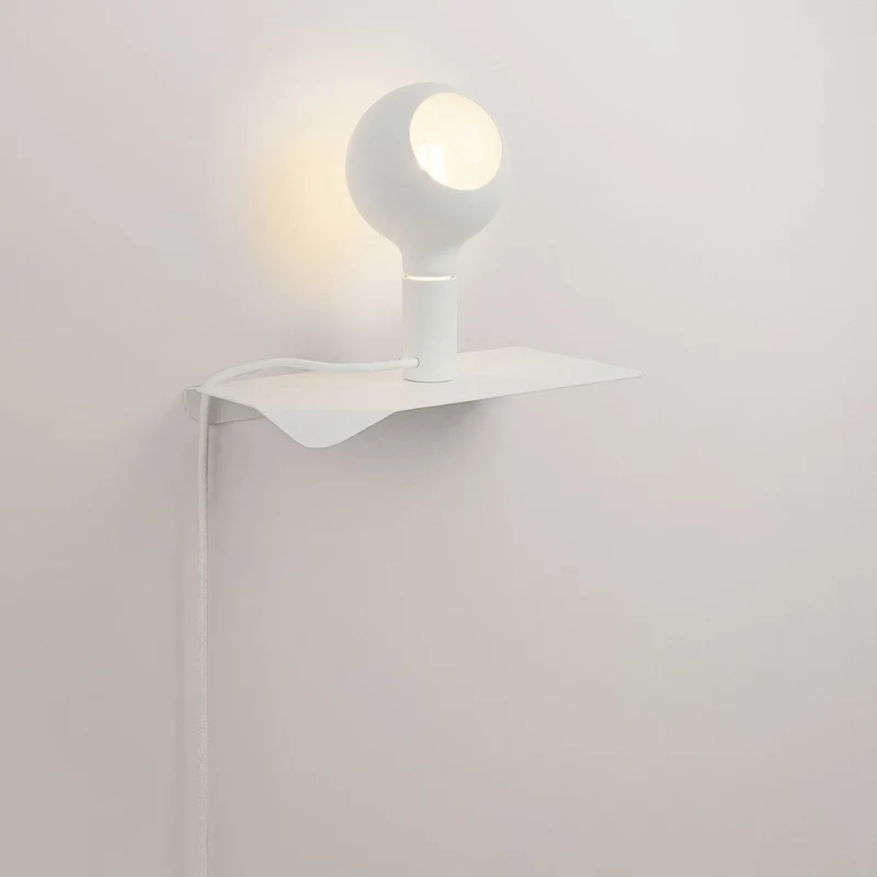 Combo Camo - Lampe avec étagère - Blanc