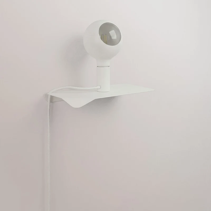 Combo Camo - Lampe avec étagère - Blanc
