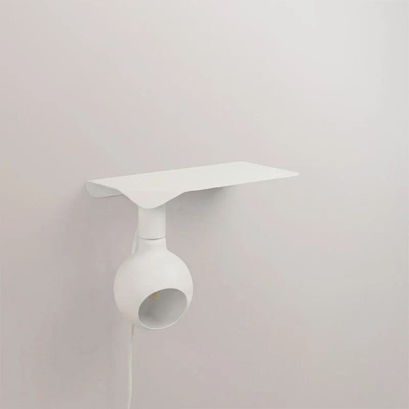 Combo Camo - Lampe avec étagère - Blanc