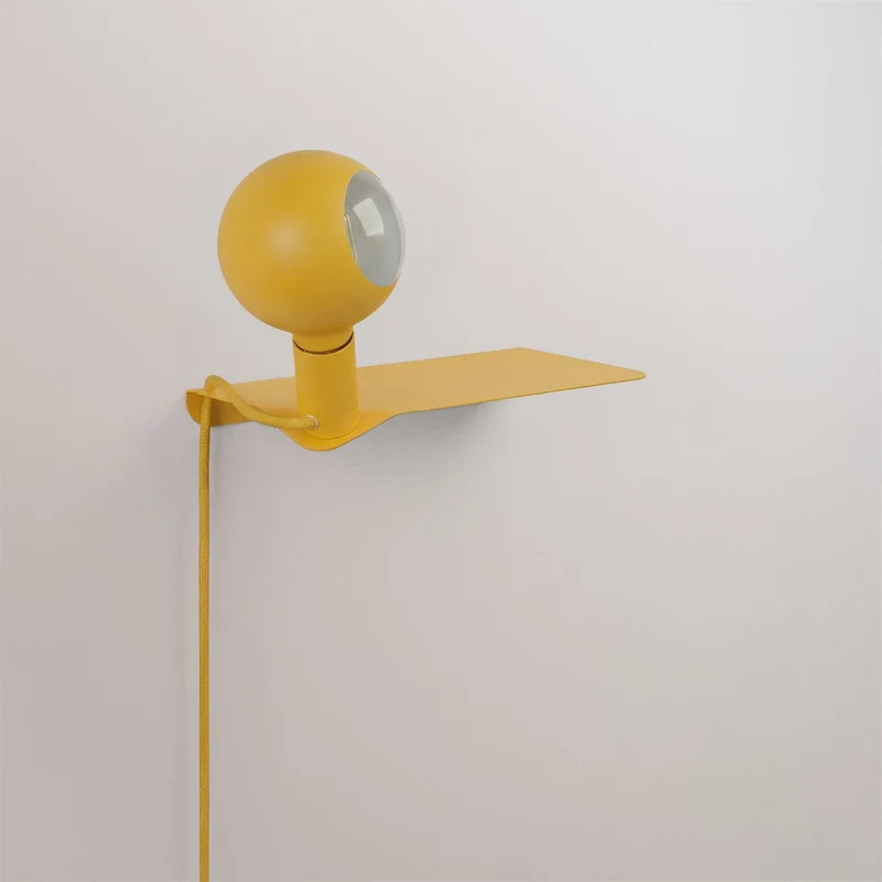 Combo Camo - Lampe avec étagère - Jaune