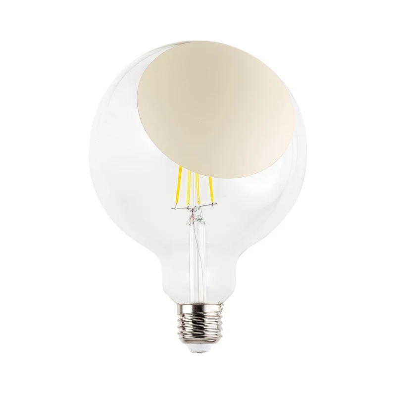 Ampoule LED Sofia G125 4,8W 806Lm E27 2700K Dimmable - Crème
