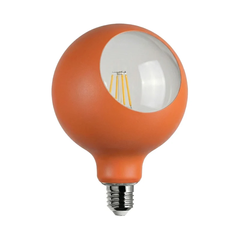 Ampoule LED Camo G125 4,8W 806Lm E27 2700K Dimmable - Orange