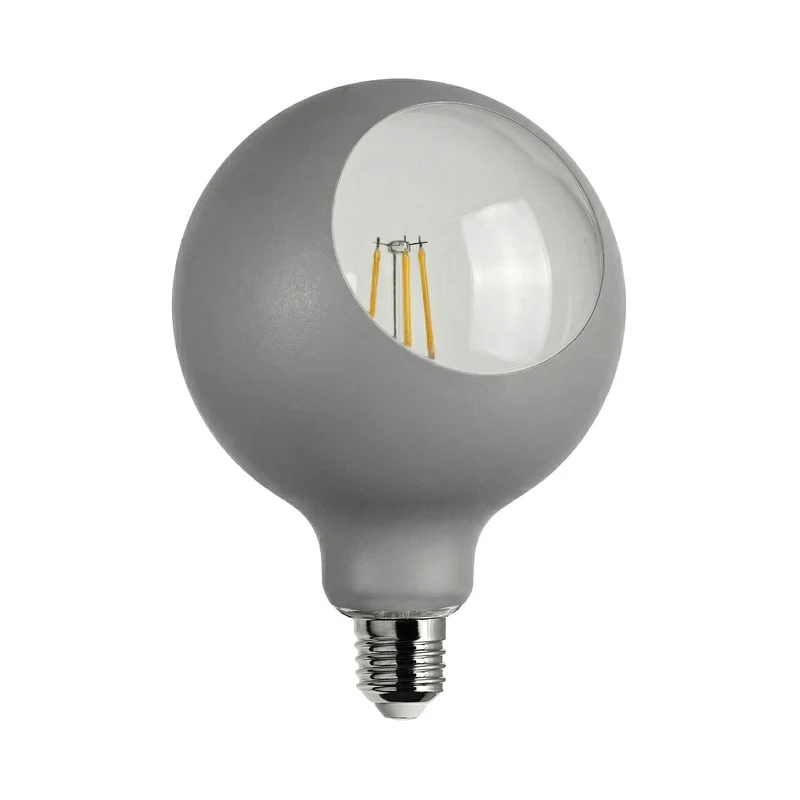 Ampoule LED Camo G125 4,8W 806Lm E27 2700K Dimmable - Gris
