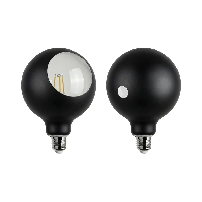 Ampoule LED Camo G125 4,8W 806Lm E27 2700K Dimmerable - Noir