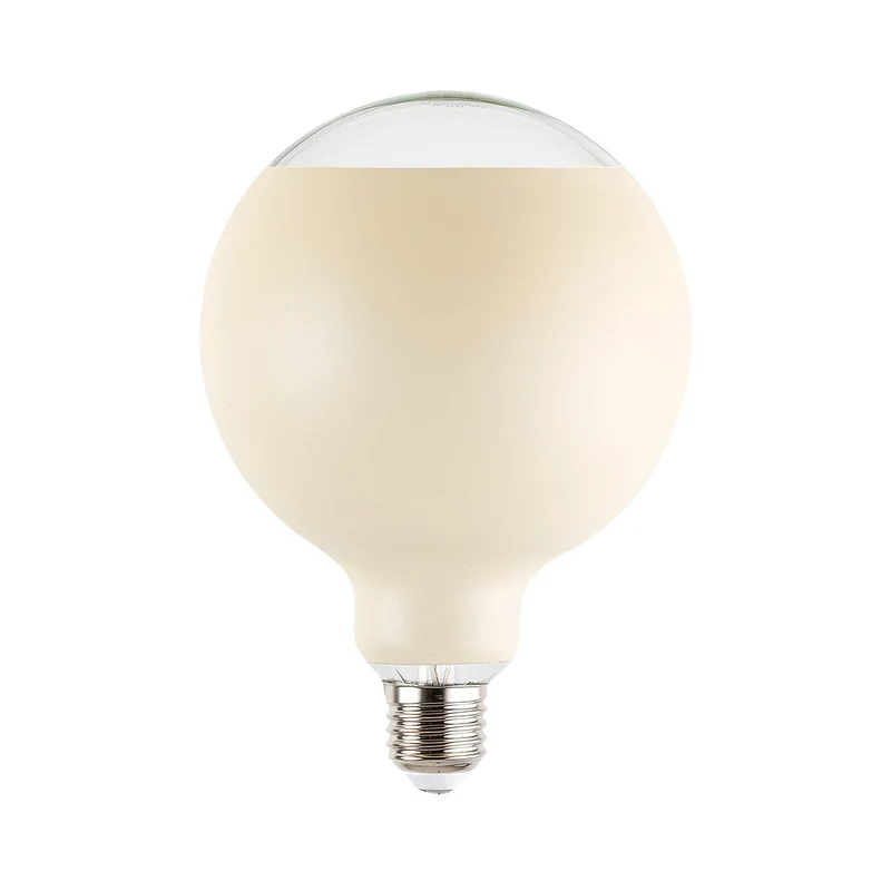 Ampoule LED Lucia G125 4,8W 806Lm E27 2700K Dimable - Crème