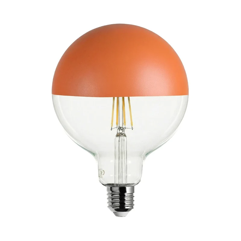 Ampoule LED Maria G125 4,8W 806Lm E27 2700K Dimmerable - Orange