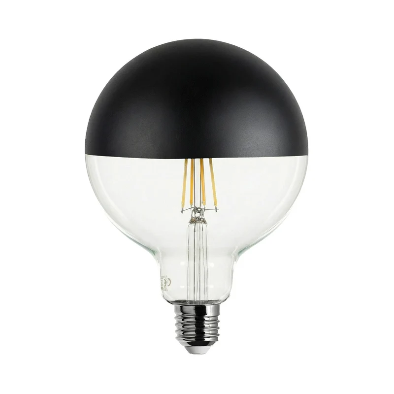 Ampoule LED Maria G125 4,8W 806Lm E27 2700K Dimmable - Noir