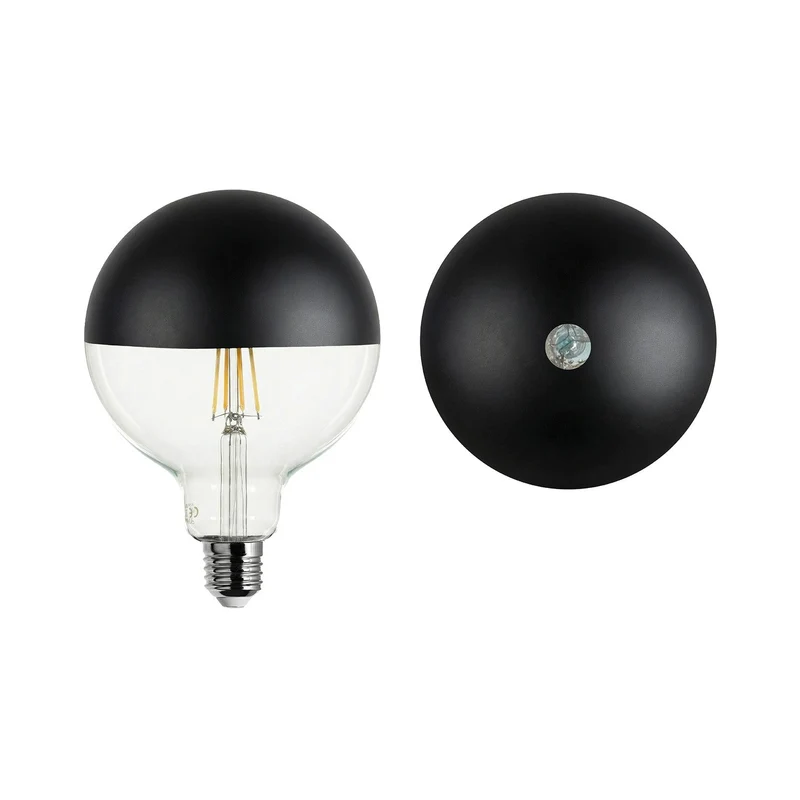 Ampoule LED Maria G125 4,8W 806Lm E27 2700K Dimmable - Noir