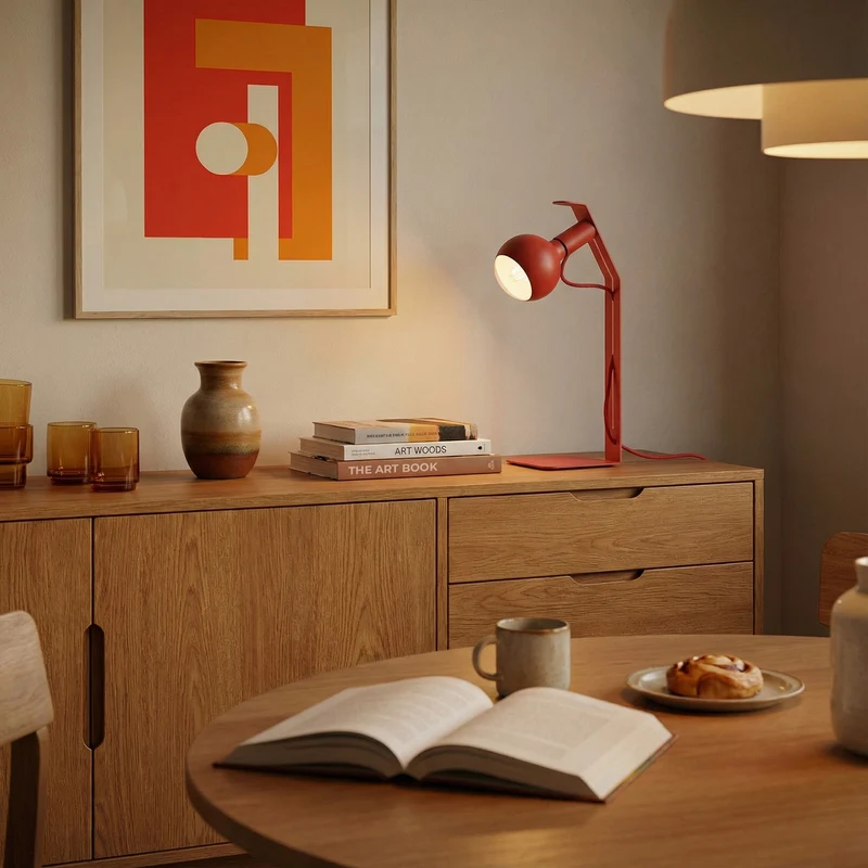 Koso Lucia - Lampe de table - Rouge